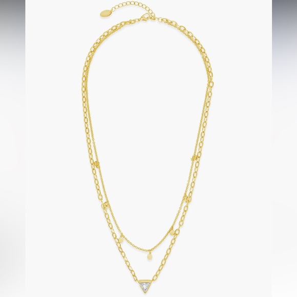 Sterling Forever 14K Gold Plated Bellamy Multistrand Necklace - Picture 9 of 11